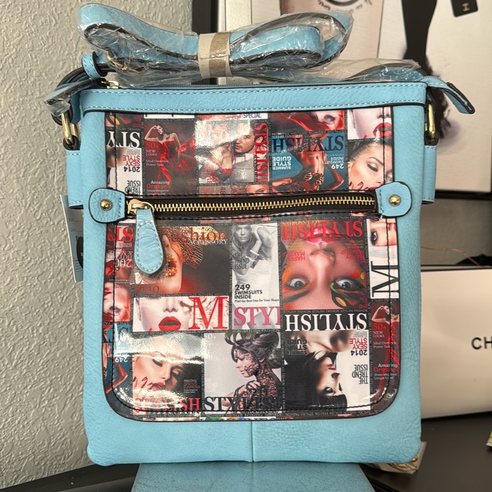 Novelty Crossbody Bag with Adjustable Strap